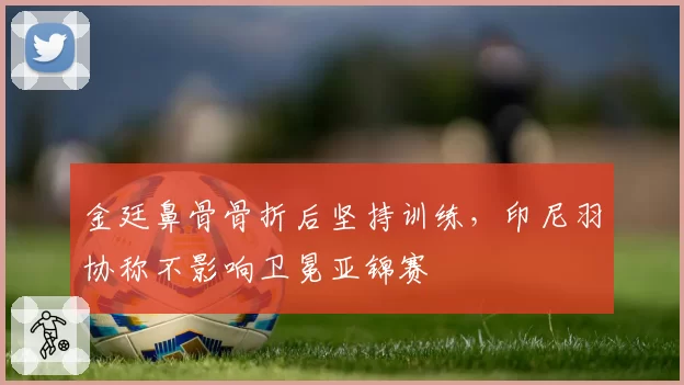 金廷鼻骨骨折后坚持训练,印尼羽协称不影响卫冕亚锦赛